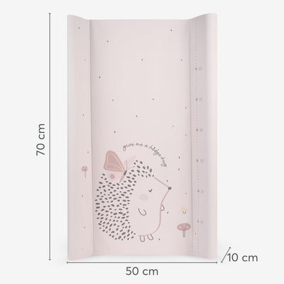Αλλαξιέρα Σκληρή PVC Hedge-hugs Pink 50x70cm