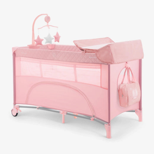 Παρκοκρέβατο 2 Επιπέδων Nighty Night Pinkt KikkaBoo