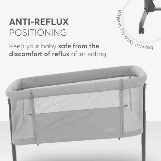 Βρεφικό Λίκνο Noah Light Grey KikkaBoo