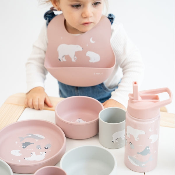 Παγούρι Θερμός Polar Bear Pink 350ml