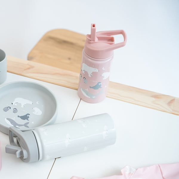 Παγούρι Θερμός Polar Bear Pink 350ml