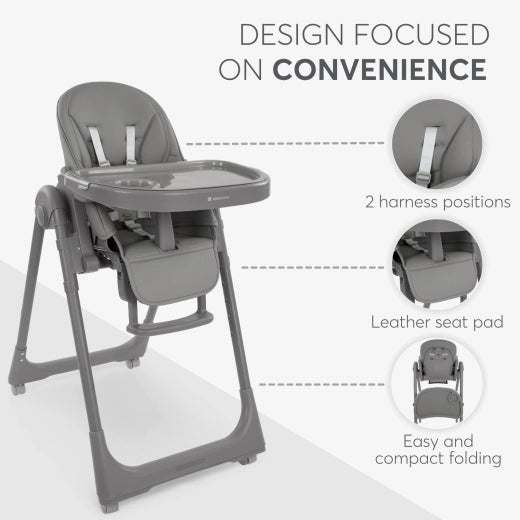 Καρεκλάκι Φαγητού Pastello 2 Grey KikkaBoo