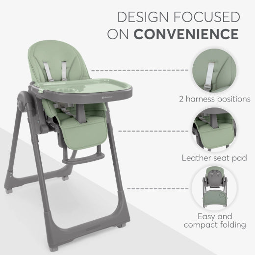 Καρεκλάκι Φαγητού Pastello 2 Mint KikkaBoo