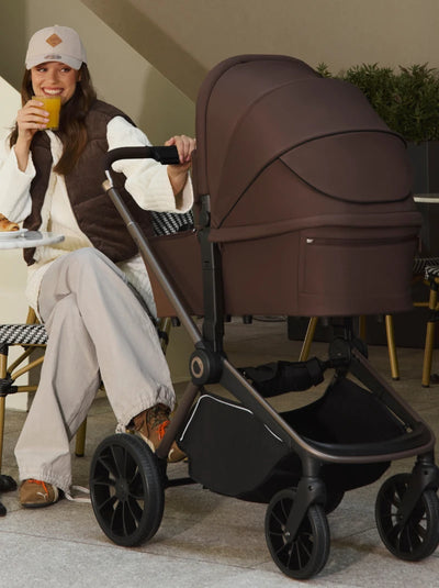 Βρεφικό Καρότσι Mika Plus Mocha Mousse 3 σε 1 Lionelo