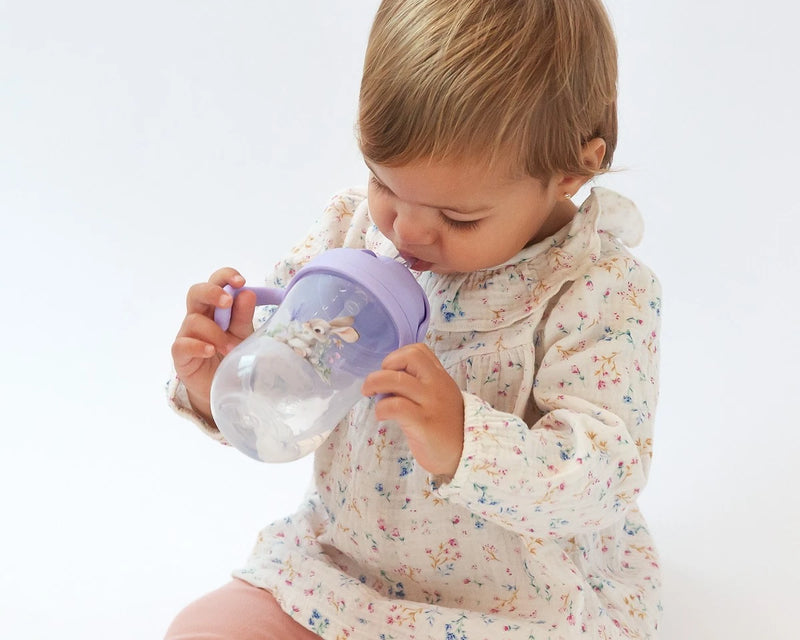 Εκπαιδευτικό Ποτηράκι με Λαβές Bunny 300ml 6+Μ
