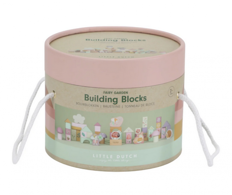 Σετ Ξύλινα Τουβλάκια Fairy Garden Little Dutch