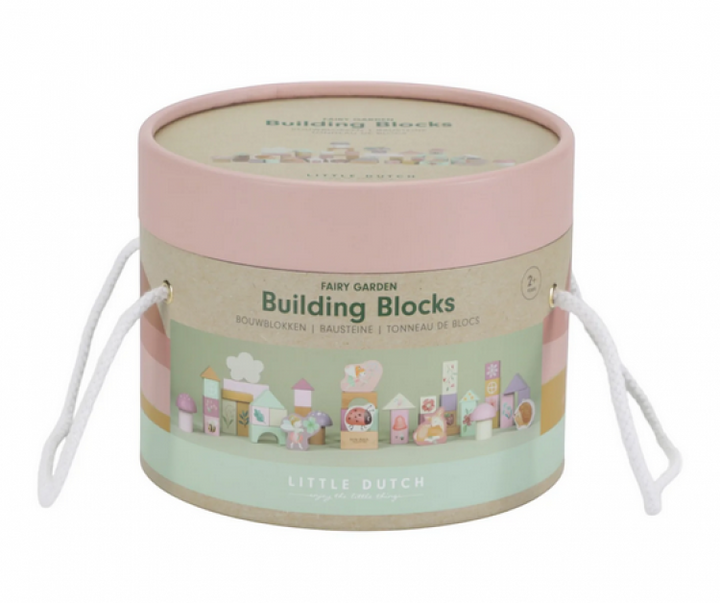 Σετ Ξύλινα Τουβλάκια Fairy Garden Little Dutch