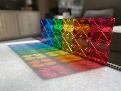 Μαγνητικό Παιχνίδι 100 Κομματιών Clear Colors Magna Tiles