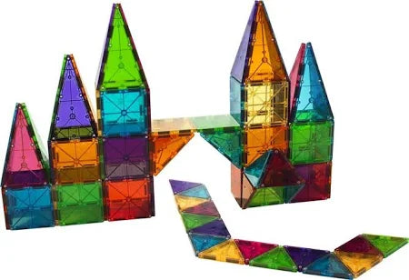 Μαγνητικό Παιχνίδι 100 Κομματιών Clear Colors Magna Tiles