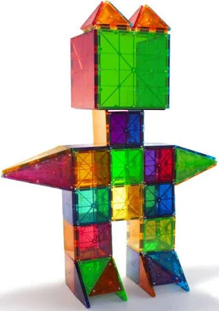 Μαγνητικό Παιχνίδι 100 Κομματιών Clear Colors Magna Tiles