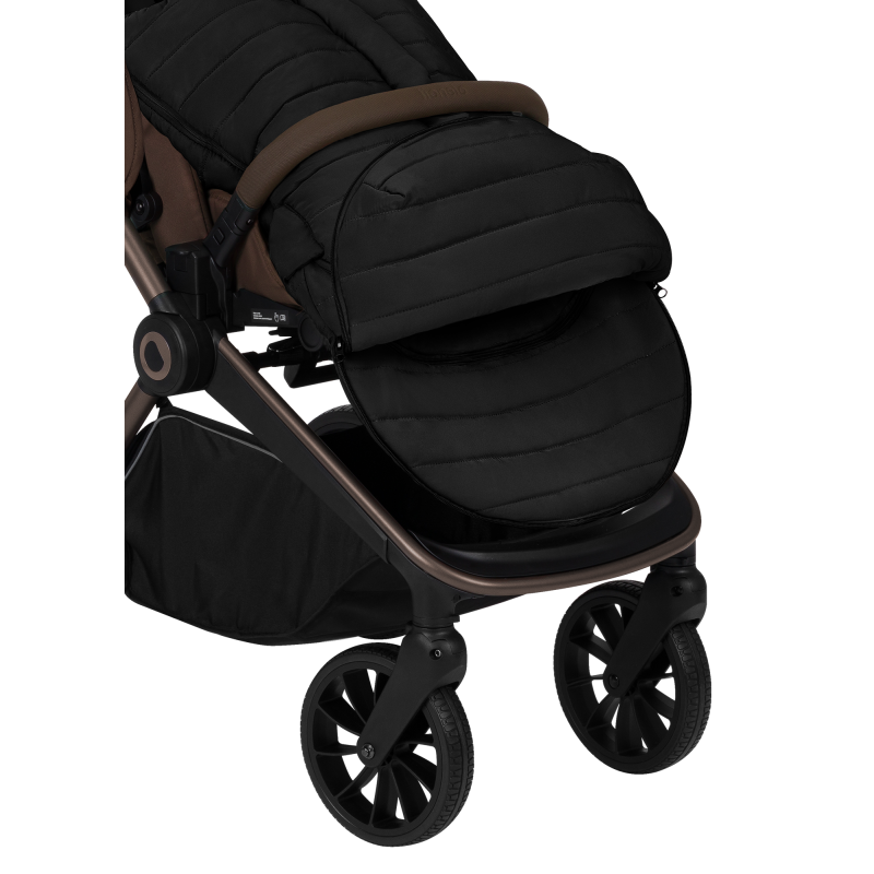 Universal Ποδόσακος Καροτσιού 4 σε 1 Oli Black Lionelo