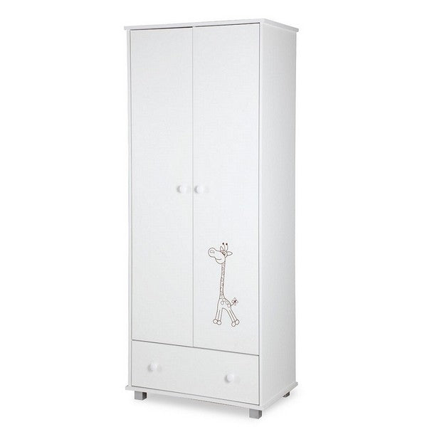 Ολοκληρωμένο Βρεφικό Δωμάτιο Με Ντουλάπα Giraffe Λευκό 120x60cm
