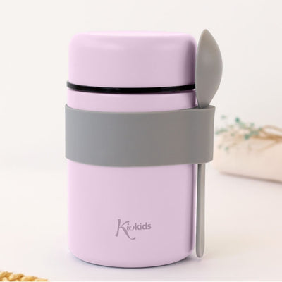 Θερμοδοχείο Φαγητού Με Κουταλάκι 500ml Λιλά
