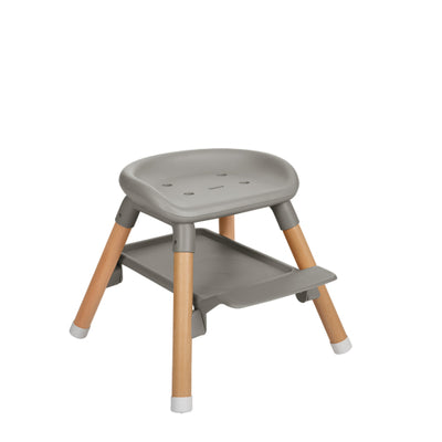 Καρεκλάκι Φαγητού 6 σε 1 Woody Grey KikkaBoo