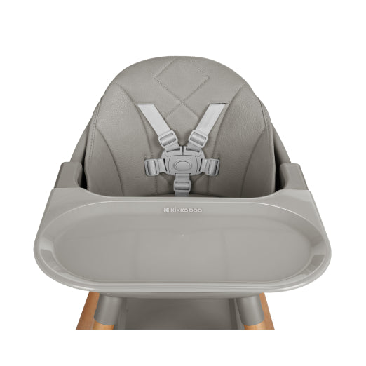 Καρεκλάκι Φαγητού 6 σε 1 Woody Grey KikkaBoo