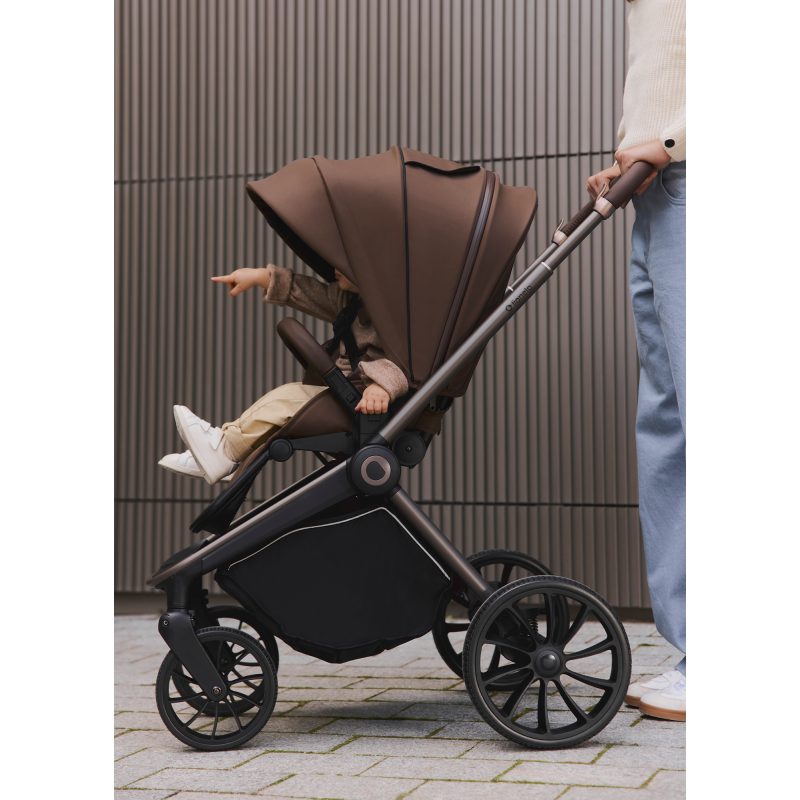 Βρεφικό Καρότσι Mika Plus Mocha Mousse 3 σε 1 Lionelo