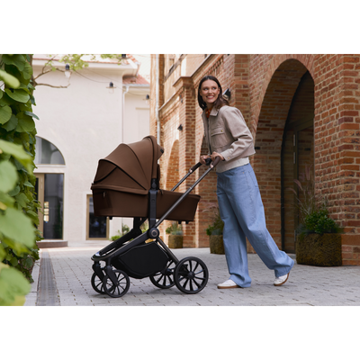 Βρεφικό Καρότσι Mika Plus Mocha Mousse 3 σε 1 Lionelo