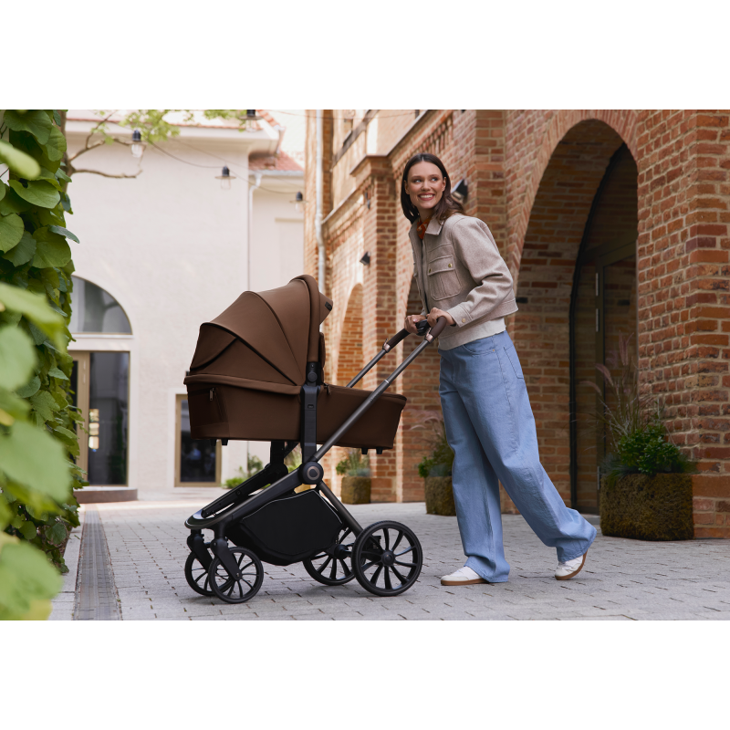 Βρεφικό Καρότσι Mika Plus Mocha Mousse 3 σε 1 Lionelo