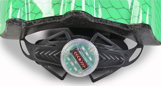 Παιδικό Κράνος Dino Mε Φωτάκι LED 48-54cm