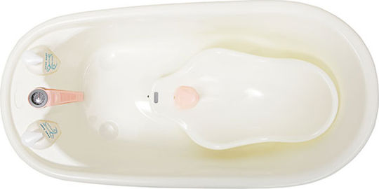 Βρεφική Μπανιέρα Mε Θερμόμετρο Bubble Pink