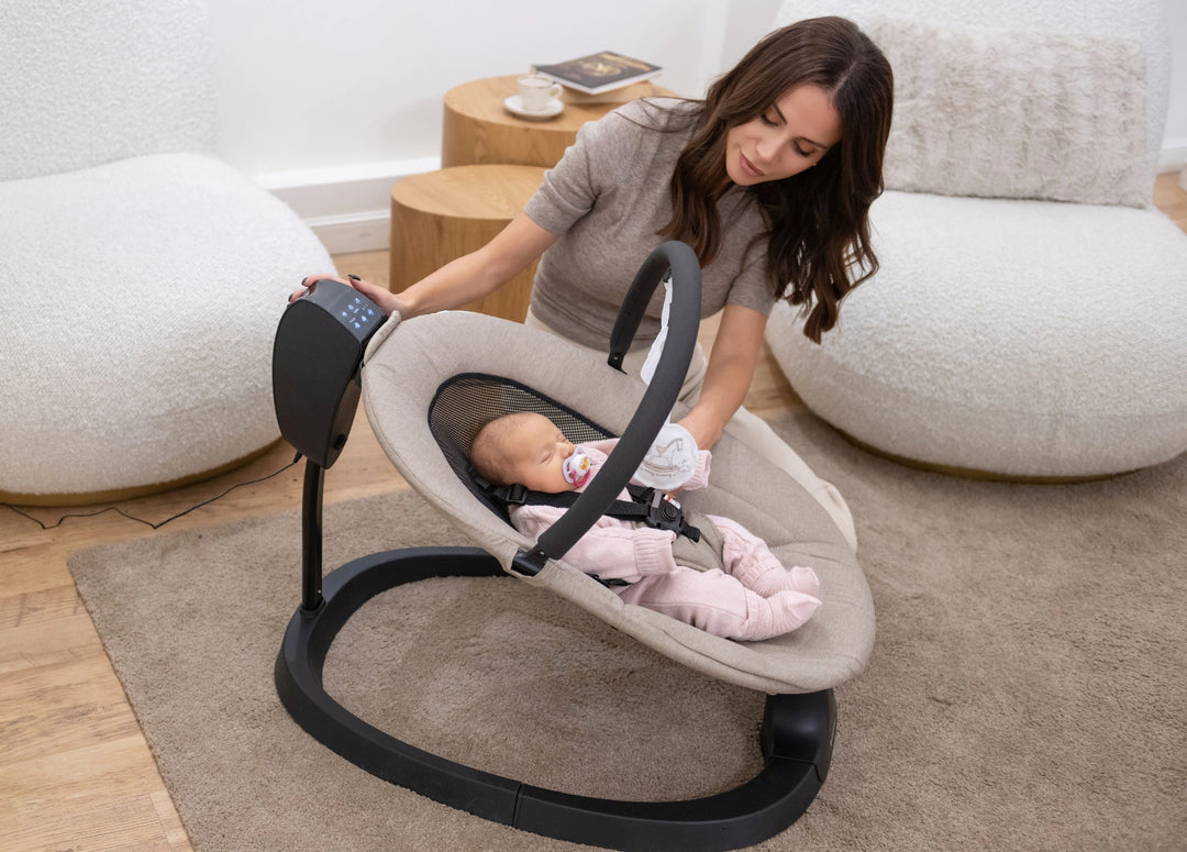 Ηλεκτρική Κούνια Ρηλάξ Zazu Beige KikkaBoo