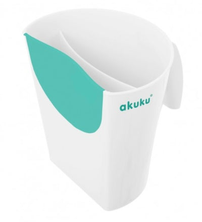 Akuku Κύπελλο Για Μπάνιο Λευκό Τυρκουάζ
