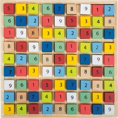 Small Foot Χρωματιστός Ξύλινος Πίνακας Sudoku "Educate"