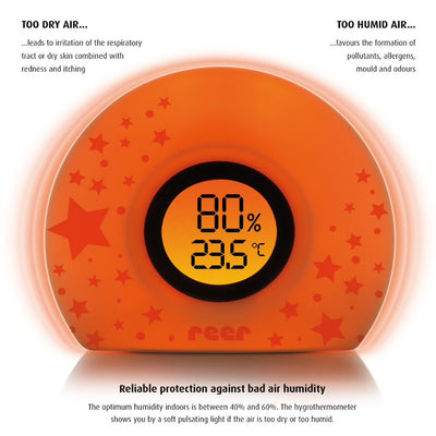 Θερμόμετρο & Υγρόμετρο Ψηφιακό με Εναλλαγή Χρωμάτων