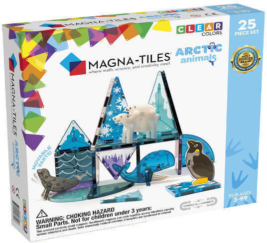 Magna-Tiles Μαγνητικό Παιχνίδι 25 Κομματιών Arctic