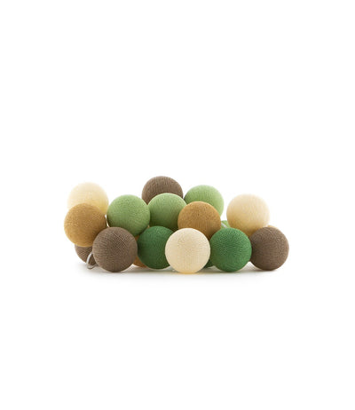 Cotton Ball Lights Φωτιστικό Γιρλάντα Forest Green