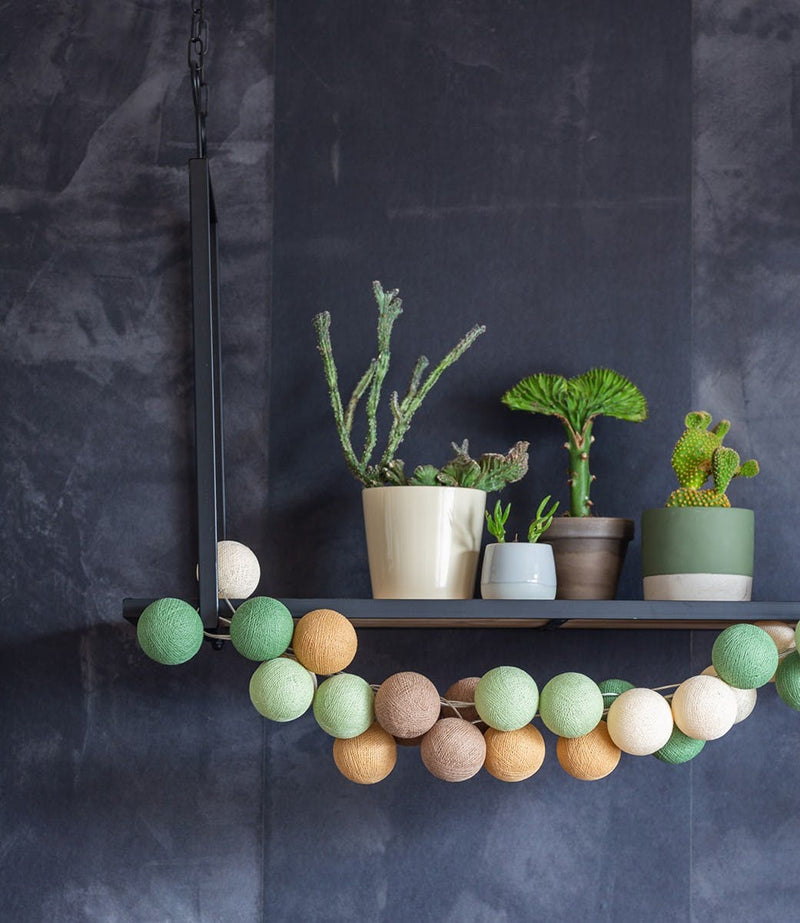 Cotton Ball Lights Φωτιστικό Γιρλάντα Forest Green