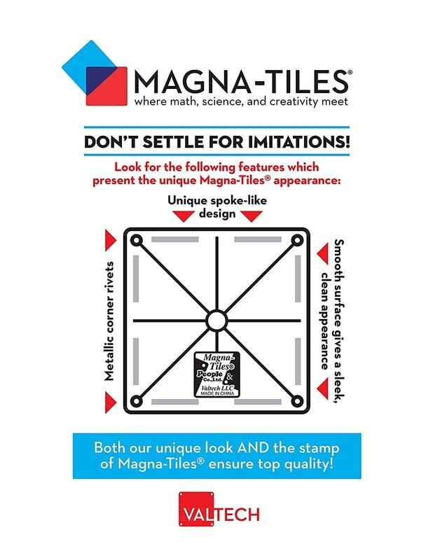 Magna-Tiles Μαγνητικό Παιχνίδι 48 Κομματιών DX
