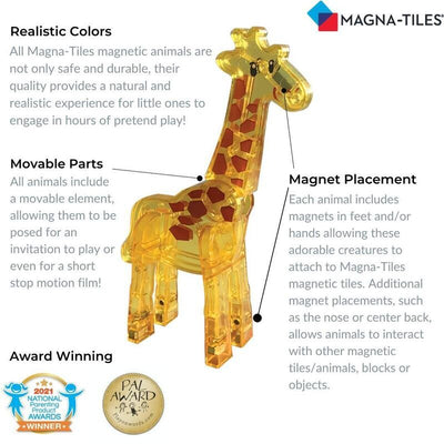 Magna-Tiles Μαγνητικό Παιχνίδι 25 Κομματιών Safari