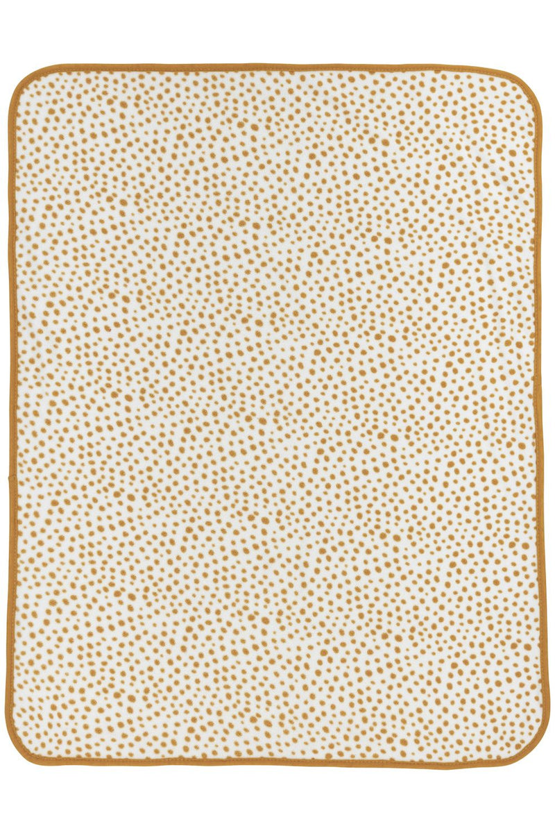 Κουβέρτα Αγκαλιας Fleece Cheetah Honey Gold 75x100cm