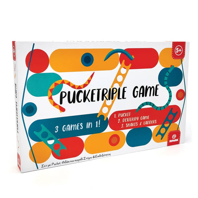 Σετ 3 Επιτραπέζια Παιχνίδια Φιδάκι - Pucket - Στόχος