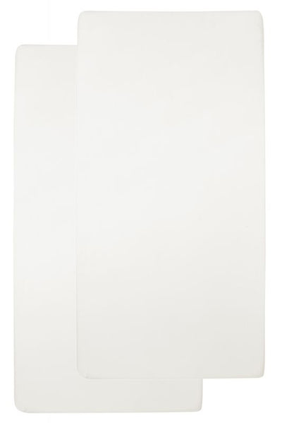 Σεντόνι Mε Λάστιχο 2τμχ Jersey  Off White 70x140/50 cm