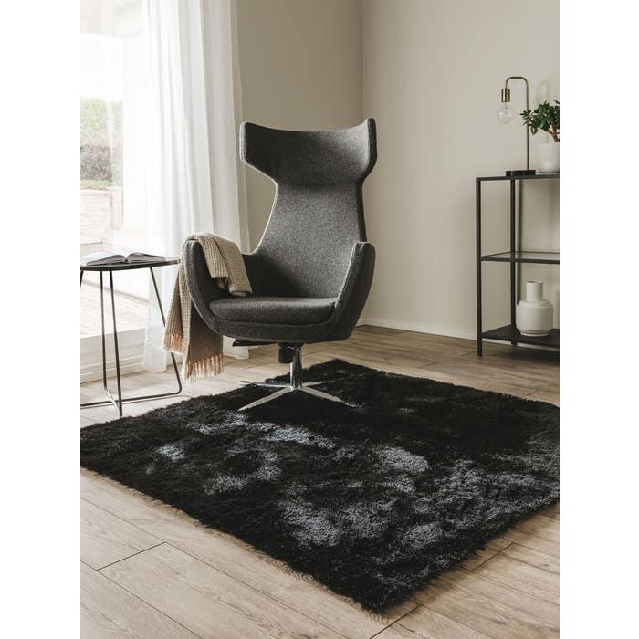 Χαλί Shaggy Whisper Black