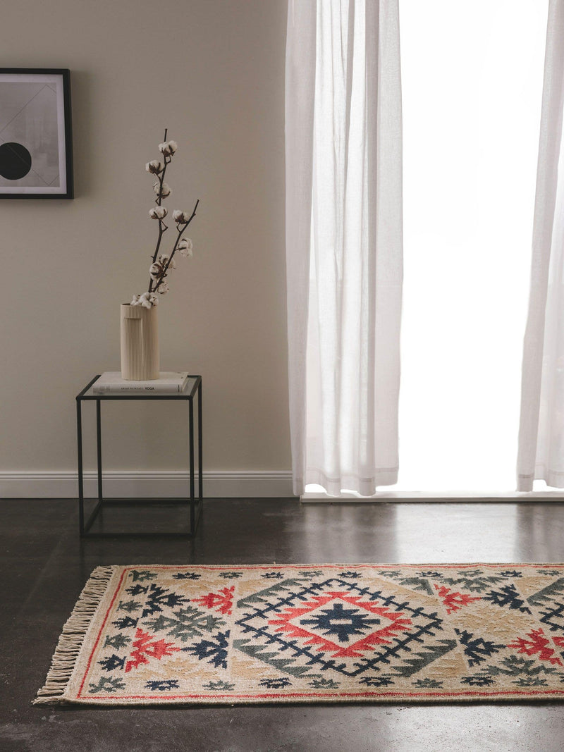 Διάδρομος Μάλλινος Zohra Multicolour 80x200cm