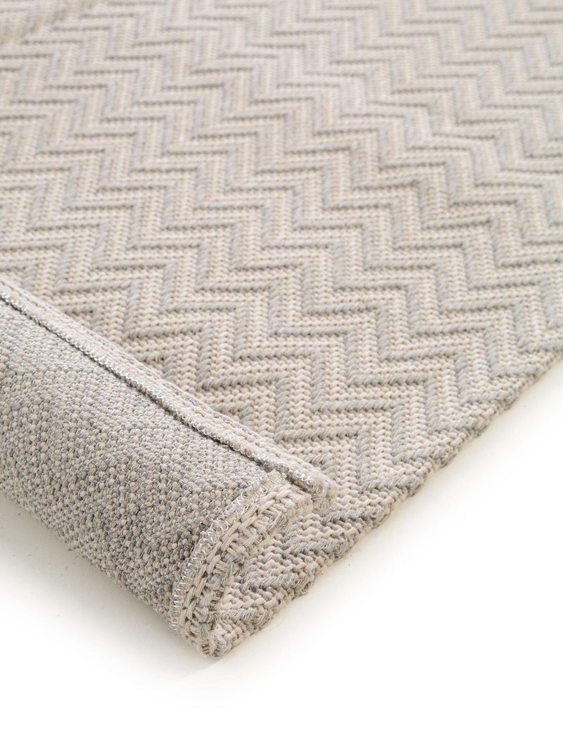 Χαλί Βαμβακερό Πλενόμενο Cooper Light Grey