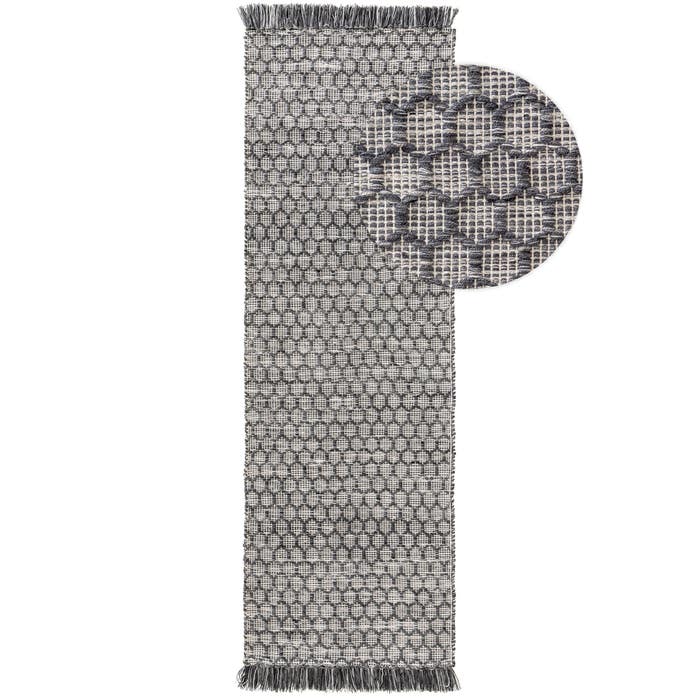 Διάδρομος Από Ανακυκλώσιμα Υλικά Mimpi Grey 80x250cm