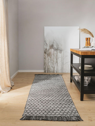 Διάδρομος Από Ανακυκλώσιμα Υλικά Mimpi Grey 80x250cm