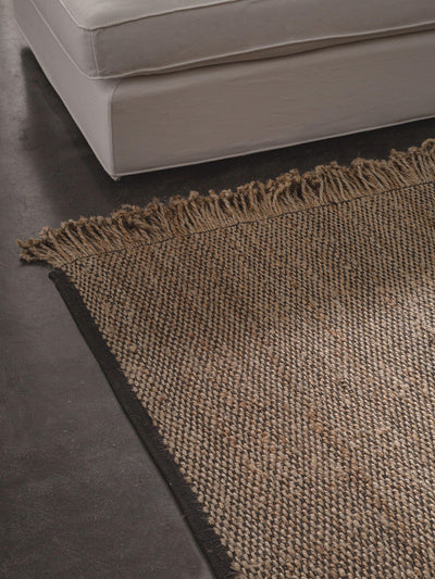 Χαλί Γιούτα Alexandra Beige Black