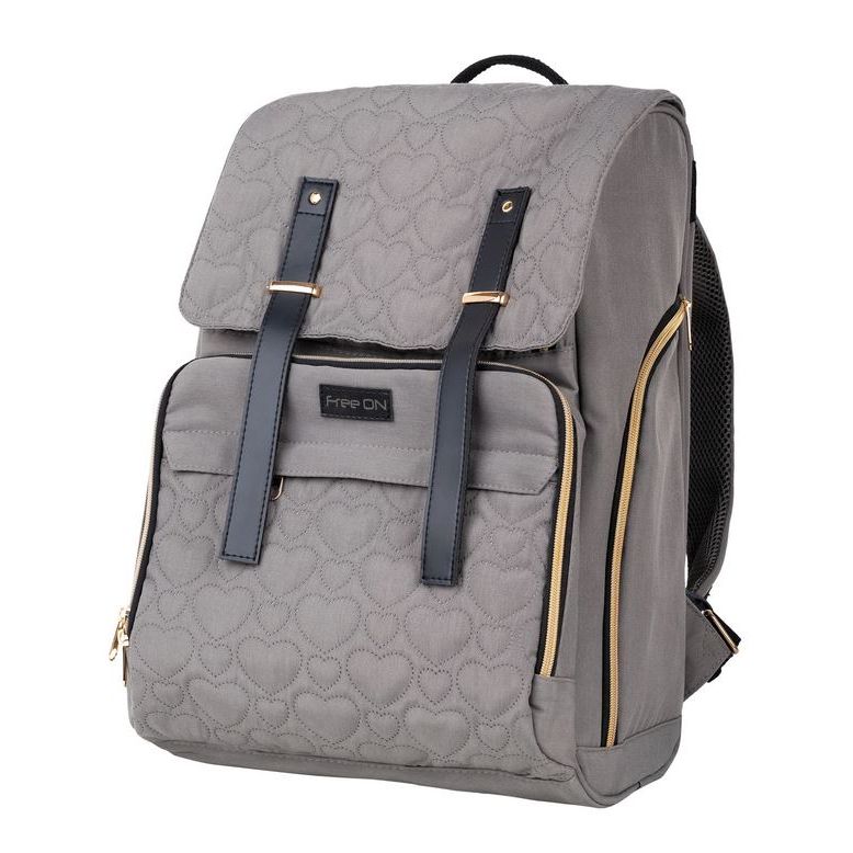 Τσάντα Αλλαξιέρα Backpack Grey Gold