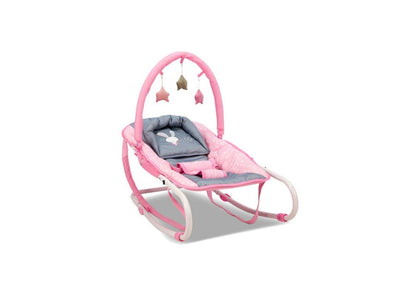 Βρεφικό Ρηλάξ Baby Bunny Grey Pink Asalvo