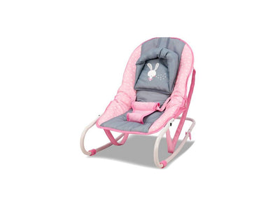 Βρεφικό Ρηλάξ Baby Bunny Grey Pink Asalvo