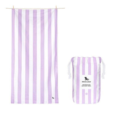 Υπερ-Απορροφητική Πετσέτα Θαλάσσης Quickdry Cabana Large Lilac