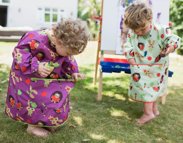 Μακριά Σαλιάρα Με Μανίκια Coverall Plum Purple 6m-3 Ετών