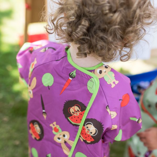 Μακριά Σαλιάρα Με Μανίκια Coverall Plum Purple 6m-3 Ετών