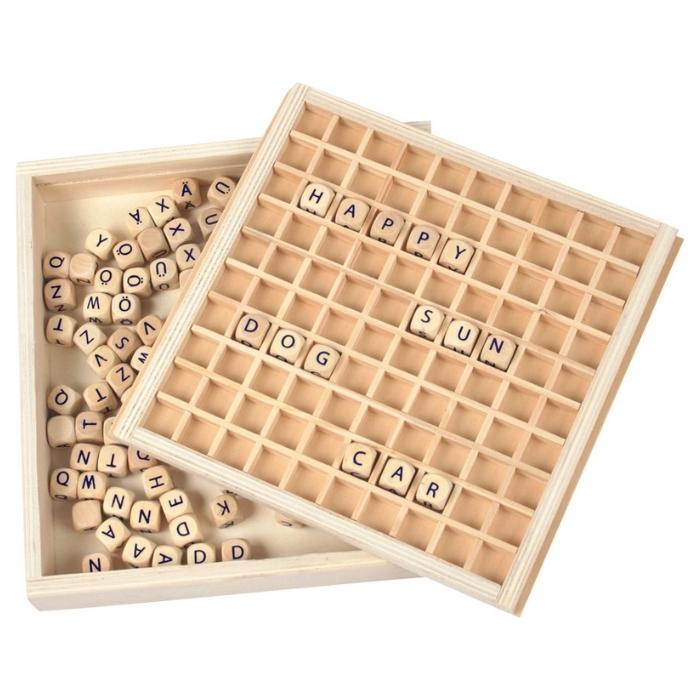 Small Foot Ξύλινο Scrabble Παίζω και Μαθαίνω