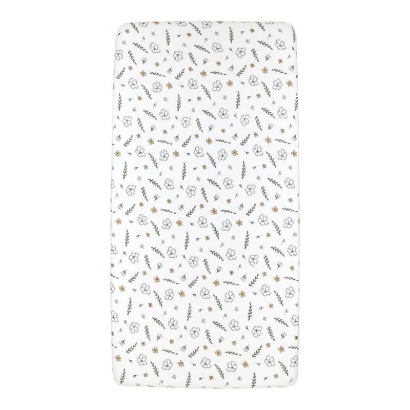 Σεντόνι Mε Λάστιχο Jersey Φλοράλ 70x140/50 cm